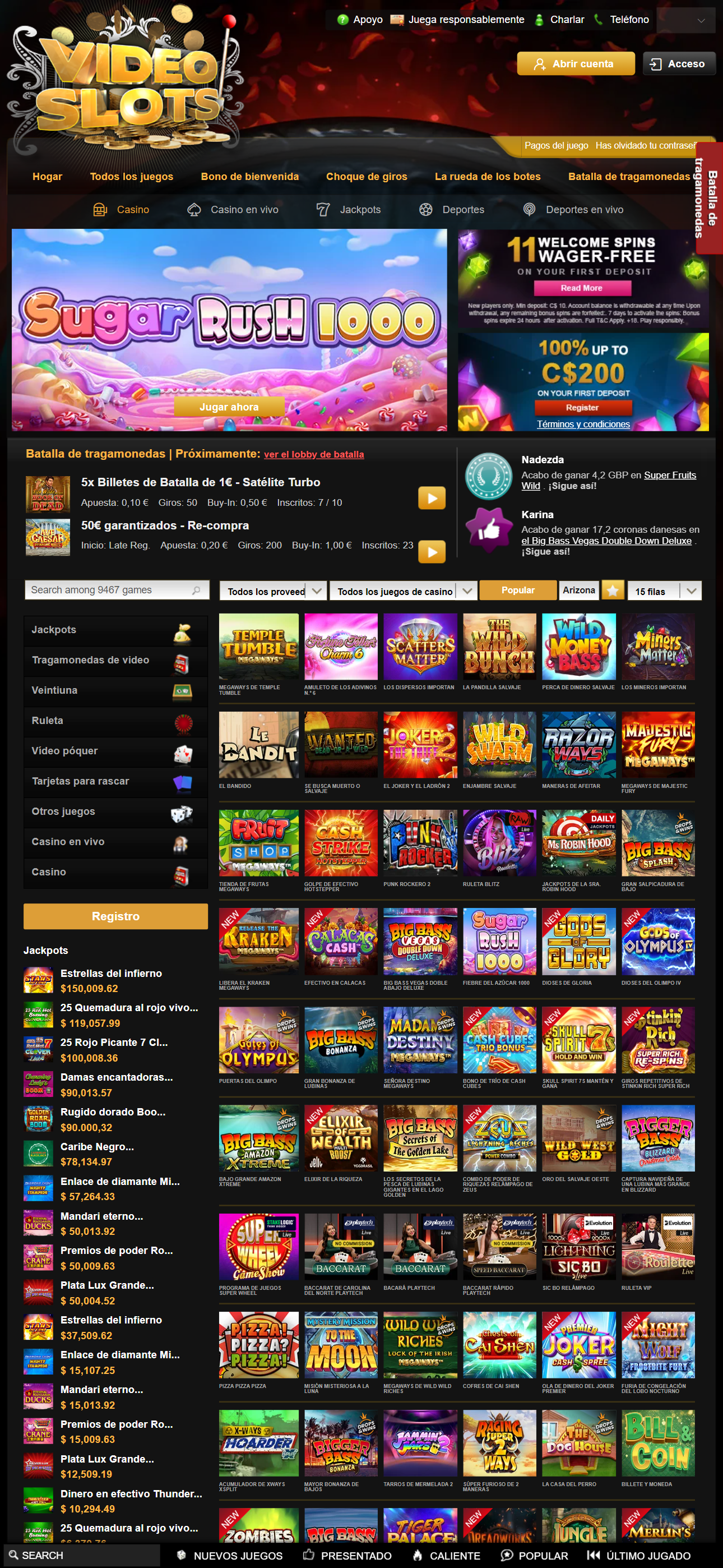 Videoslots Casino